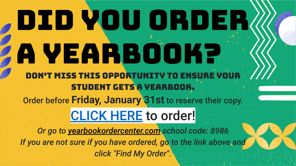  Yearbook Orders